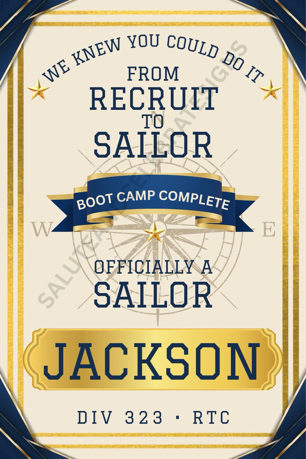 Watermarked recruit to sailor poster