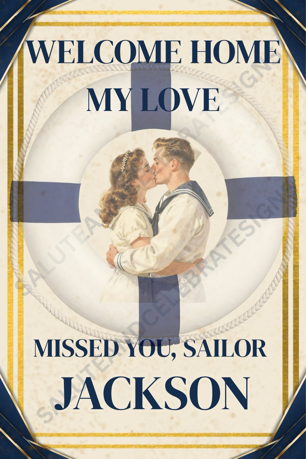 Watermarked Navy welcome home poster
