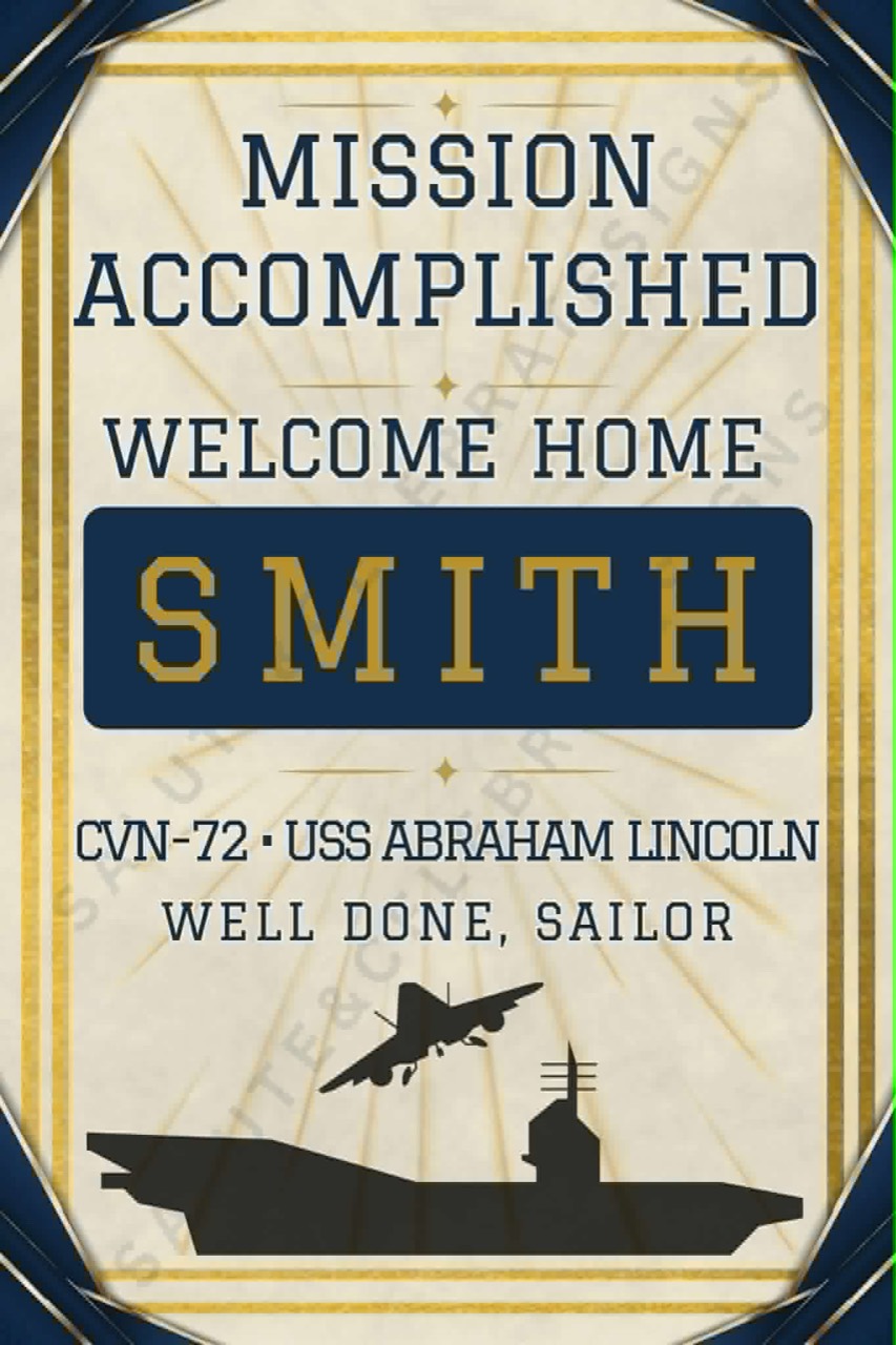 Watermarked USS Abraham Lincoln welcome home poster